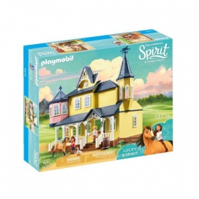 Vergroot 9475 Playmobil Spirit Lucky's Huis 9475 Playmobil Spirit Lucky's Huis