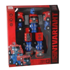Vergroot Robot Transformeerbaar Mega Rood/blauw Robot Transformeerbaar Mega Rood/blauw