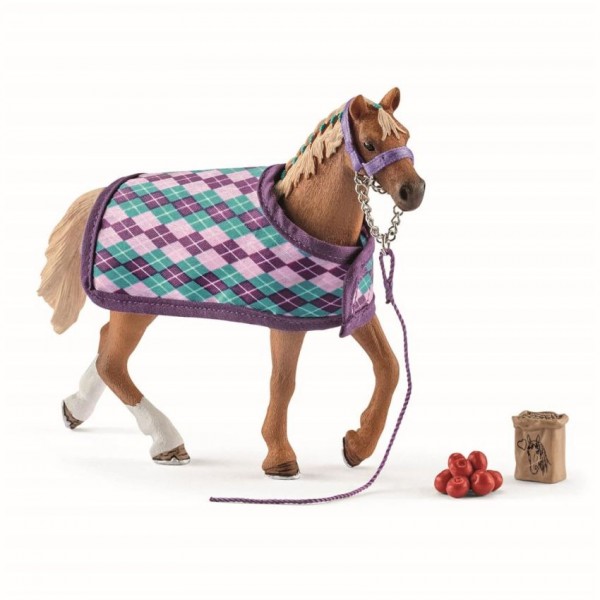 Schleich 42360 Engelse Volbloed met Deken