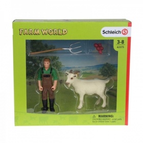 Schleich Boer Met Geit