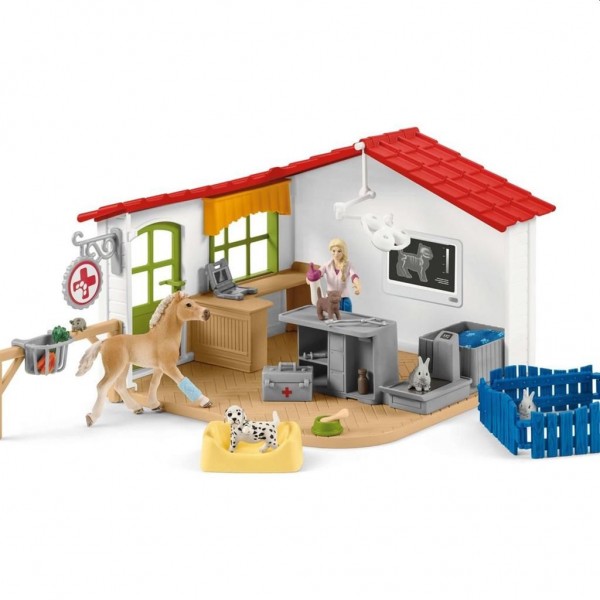 Schleich 42502 Dierenartspraktijk met Dieren Schleich 42502 Dierenartspraktijk met Dieren