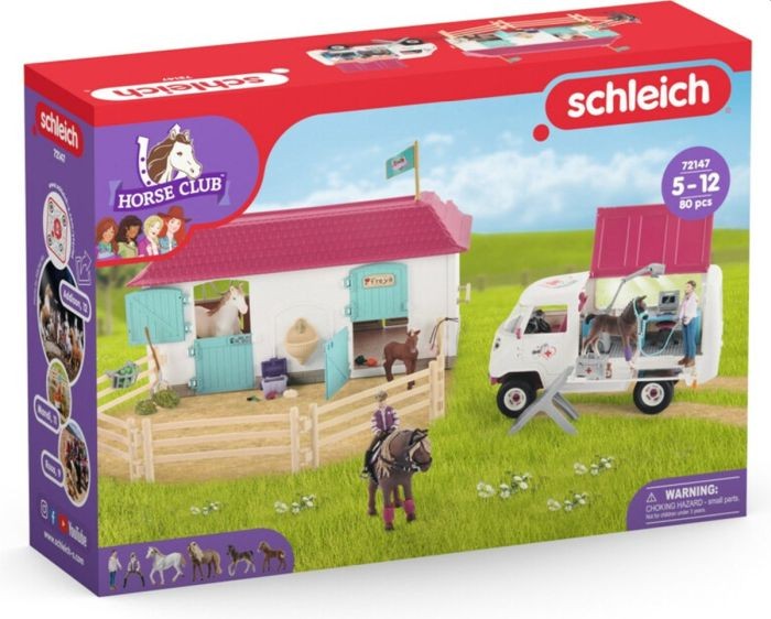 Schleich Horse Club 72147 Exclusief Dierenartsbezoek In De Stal