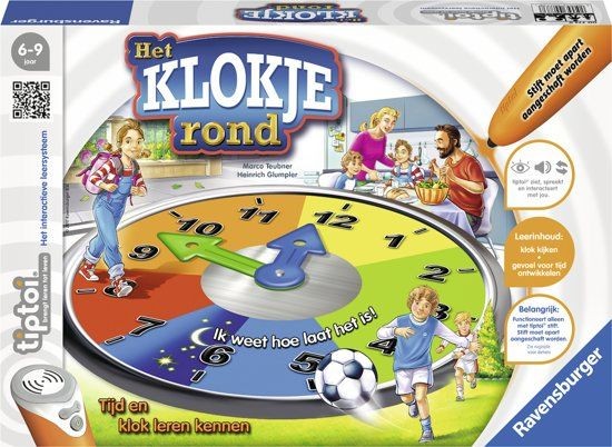 Ravensburger Tiptoi Spel Het Klokje Rond ravensburger kopen in de aanbieding