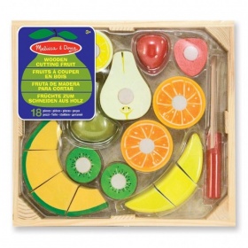 Vergroot Voedsel Hout 18-Delig Fruit Voedsel Hout 18-Delig Fruit