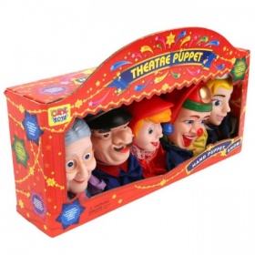 Vergroot Poppenkastpoppen 5 Stuks Poppenkastpoppen 5 Stuks