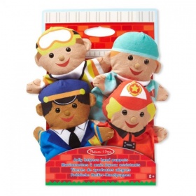 Vergroot Handpoppen Jolly Helpers 4 Stuks Handpoppen Jolly Helpers 4 Stuks