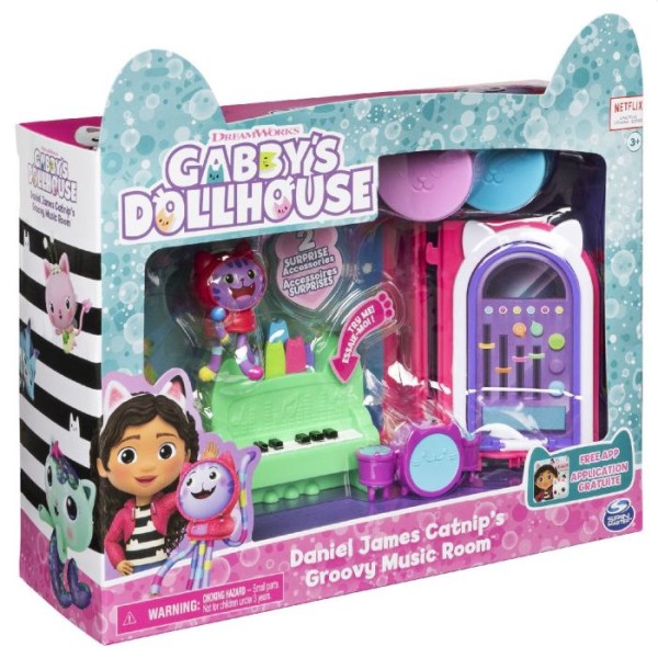 Gabby's Dollhouse Deluxe Room Dj Kattenkruid Muziekkamer