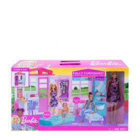 Vergroot Barbie Huis met Pop Barbie Huis met Pop