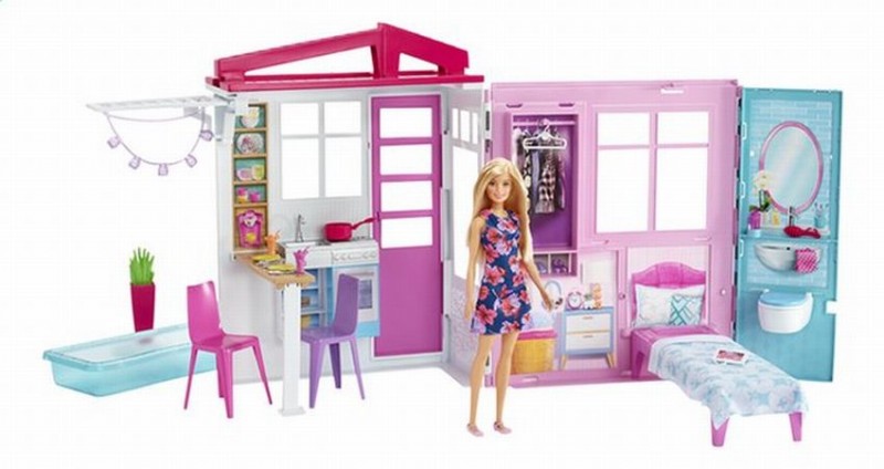 Beringstraat Levendig Leeuw Barbie Huis met Pop