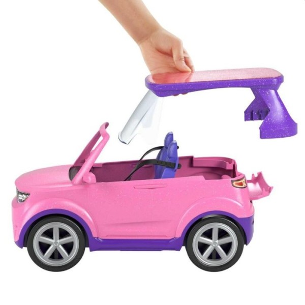 A big shop barbie car