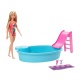 Barbie Pop en Speelset Zwembad