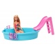 Barbie Pop en Speelset Zwembad