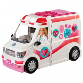 Vergroot Barbie Ambulance Barbie Ambulance
