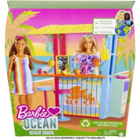 Vergroot Barbie Strandhut Barbie Strandhut