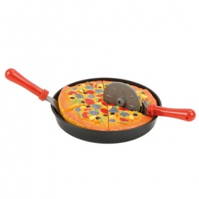 Vergroot Voedsel Pizza met Pizzames Voedsel Pizza met Pizzames