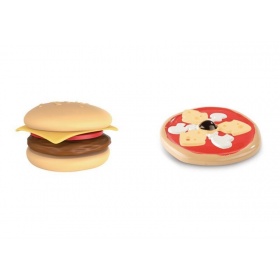 Vergroot Pizza set of Hamburgerset Pizza set of Hamburgerset
