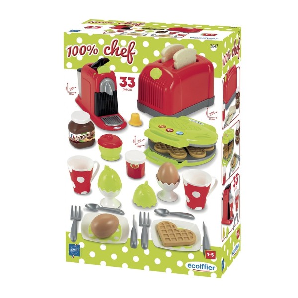 Écoiffier Ontbijtset 33-delig