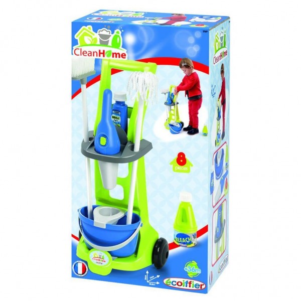 Ecoiffier Schoonmaaktrolley