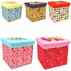 Vergroot Emoji Opbergbox Opvouwbaar Emoji Opbergbox Opvouwbaar