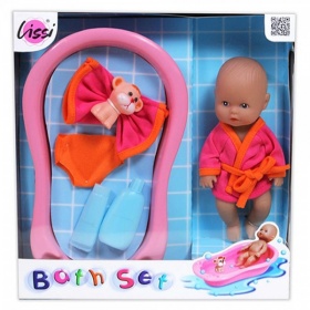 Vergroot Pop Lissie 20 CM + Badset Pop Lissie 20 CM + Badset