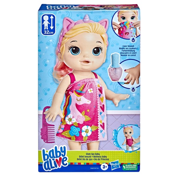 Baby Alive glam spa baby