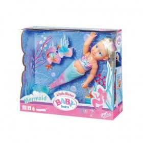 Vergroot Baby Born Little Sister Mermaid Baby Born Little Sister Mermaid