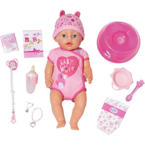 Baby Born Pop Soft Touch Girl (Blue Eyes) 43 Cm