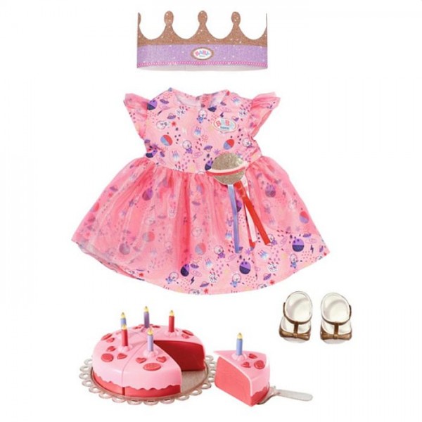 vragen Luchtpost liefde Baby Born Deluxe Happy Birthday Set 43 Cm