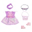 Baby born kleertjes happy birthday deluxe outfit 43cm