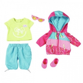 Vergroot Baby Born Play&Fun Luxe Fiets outfit Baby Born Play&Fun Luxe Fiets outfit