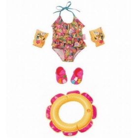 Vergroot Baby Born deluxe swim fun set Baby Born deluxe swim fun set