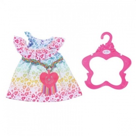 Vergroot Baby Born Regenboogjurk 43cm Baby Born Regenboogjurk 43cm