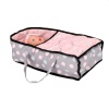 Poppenwagen 2 In 1 Grijs/roze 66,5x37x69 Cm