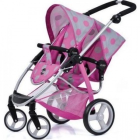 Poppenwagen Hauck Icoo Duett Icoo Dott Pink/Grey