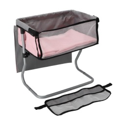 Poppen Verzorgingstafel Grijs/roze 39x25x39cm