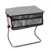 Poppen Verzorgingstafel Grijs/roze 39x25x39cm