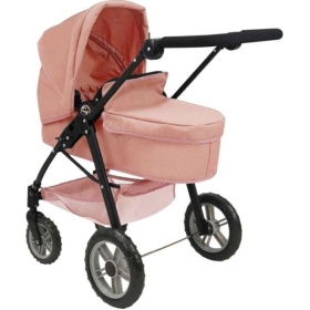 Vergroot Poppenwagen 2 In 1 Roze Poppenwagen 2 In 1 Roze