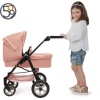 Bekijken Poppenwagen 2 In 1 Roze