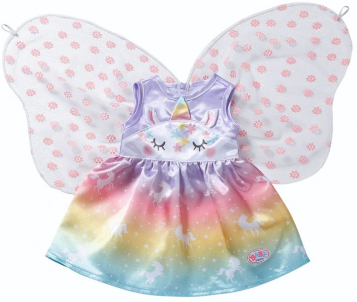 Nationaal rand smal Baby Born Unicorn Elfjesoutfit 43cm