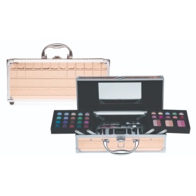 Vergroot Casuelle Make Up Koffer Champagne Kleur Casuelle Make Up Koffer Champagne Kleur