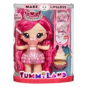 Vergroot Yummiland Large Doll + Lipgloss Pet Bianca Bubblegum Yummiland Large Doll + Lipgloss Pet Bianca Bubblegum