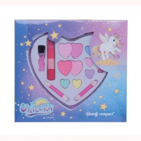 Vergroot Casuelle Make-Upset Unicorn Hartvorm Casuelle Make-Upset Unicorn Hartvorm