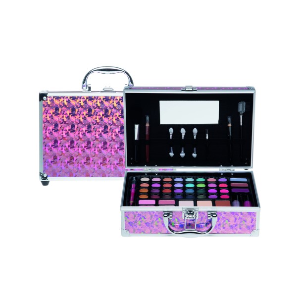 oppervlakkig mooi zo Array Casuelle Make-Up Koffer Roze Multi