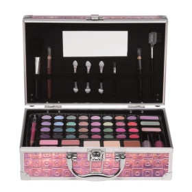 Vergroot Casuelle Holografisch Make Up Koffer Roze Glamour Casuelle Holografisch Make Up Koffer Roze Glamour