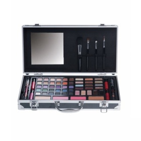 Vergroot Casuelle Make-up Koffer Zwart Breed Casuelle Make-up Koffer Zwart Breed