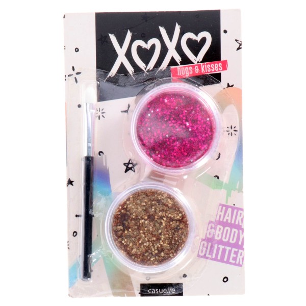 Casuelle Xoxo Haar Glitter Set