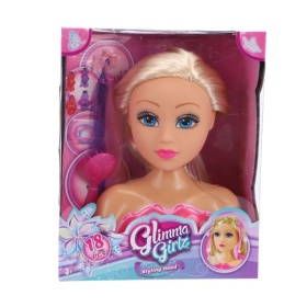 Vergroot Kapkop Glimma Girlz 22cm 18 Delig Kapkop Glimma Girlz 22cm 18 Delig