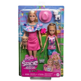 Vergroot Barbie En Stacie 2-Pack Barbie En Stacie 2-Pack