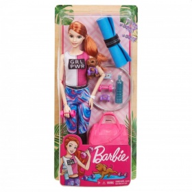 Vergroot Barbie Welness Yoga Barbie Welness Yoga