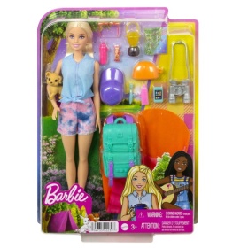 Vergroot Barbie camping doll en piece count 1 Barbie camping doll en piece count 1